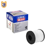 فیلتر روغن موتور لوکومبیل LOCO Mobil مدل LO666/17 پایه کوتاه مناسب پژو پارس LX